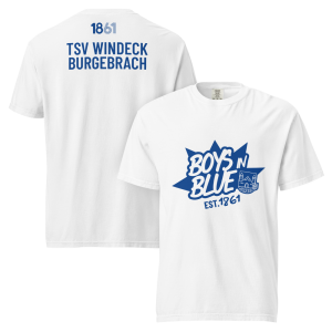 Unisex T-Shirt "Boys in Blue" Weiß