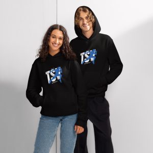 Unisex Oversized Hoodie "TSV Blue" Schwarz