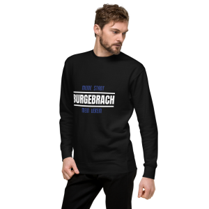 Alternative view of Unisex Pullover "Meine Stadt-Mein Verein" Schwarz